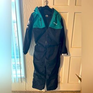 Onskee ski suit with drop seat